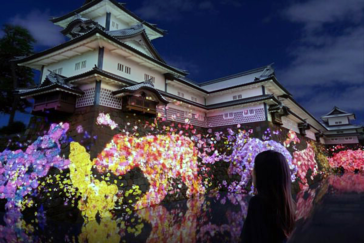 teamLab Kanazawa Castle Light Festival