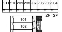 Apartment complex レオパレスレインボーステイツ – 477196