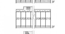 Apartment complex レオパレスリリー – 552127